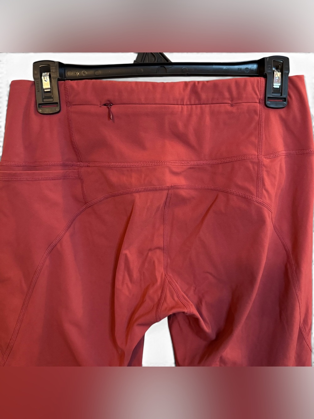 Sweaty Betty Size Medium ‘The Power’ 7/8 Pocket Leggings - Rust Red - Picture 11 of 16